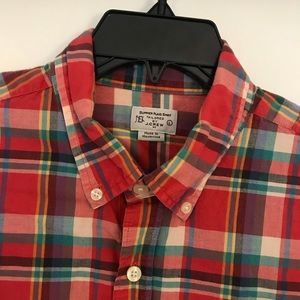 Plaid J.Crew Botton Down